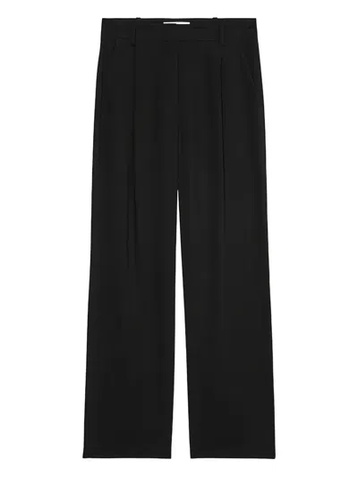 Marc O'polo Pleated Trousers In Black