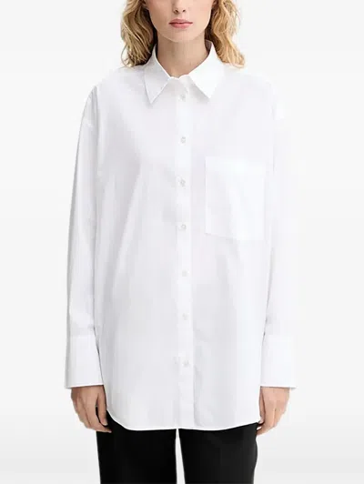 Marc O'polo Pocket-detail Button-down Shirt In White