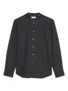 Marc O'polo Polka Dot Button-up Shirt In Black