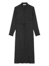 Marc O'polo Polka-dot Shirtdress In Black