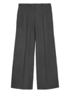 Marc O'polo Pressed-crease Tailored Trousers In Brown