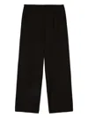 Marc O'polo Pressed-crease Trousers In Black
