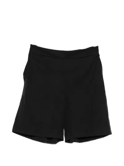 Marc O'polo Pressed-crease Shorts In Black