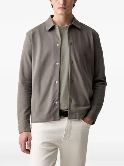 Marc O'polo Press-stud Cardigan In Brown