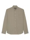 Marc O'polo Printed Button-up Shirt In Brown
