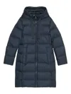 Marc O'polo Puffy Hooded Parka In Blue