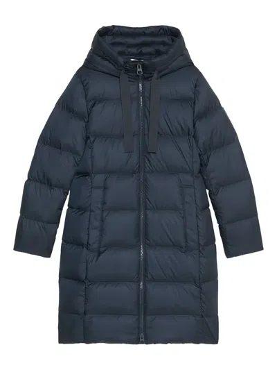 Marc O'polo Puffy Hooded Parka In Blue