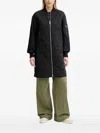 Marc O'polo Quilted Bomber Coat In Black