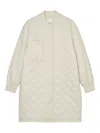 Marc O'polo Quilted Coat In Neutral