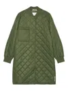 Marc O'polo Quilted Coat In Green