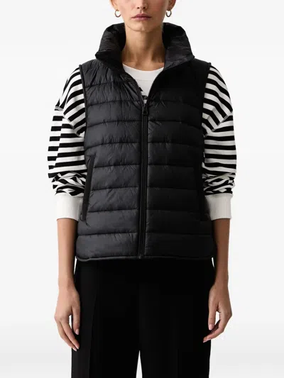 Marc O'polo Quilted Gilet In Black
