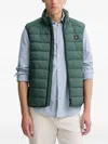 Marc O'polo Quilted Gilet In Green