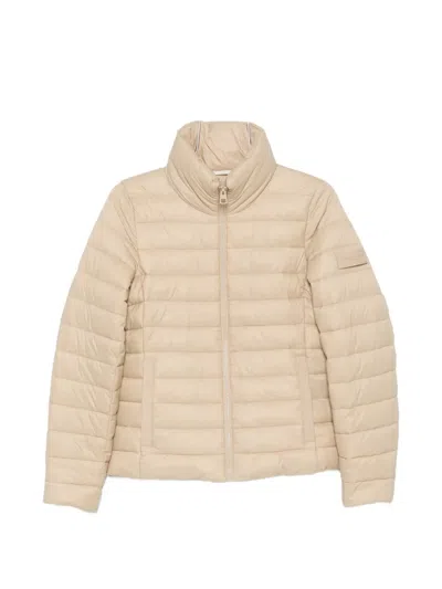 Marc O'polo Quilted High-neck Jacket In Neutral