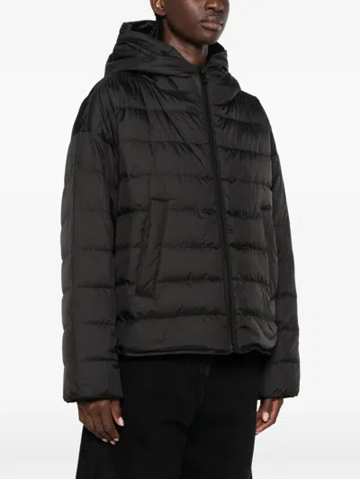 Marc O'polo Quilted Hooded Jacket In Black