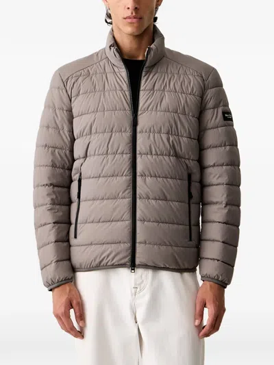 Marc O'polo Quilted Puffer Jacket In Gray
