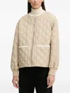 Marc O'polo Quilted Zip-up Puffer Jacket In Neutral