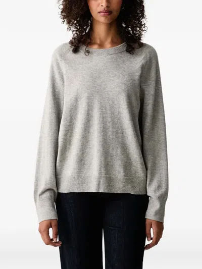 Marc O'polo Raglan-sleeve Sweater In Gray