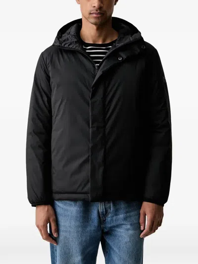 Marc O'polo Reversible Hooded Jacket In Black