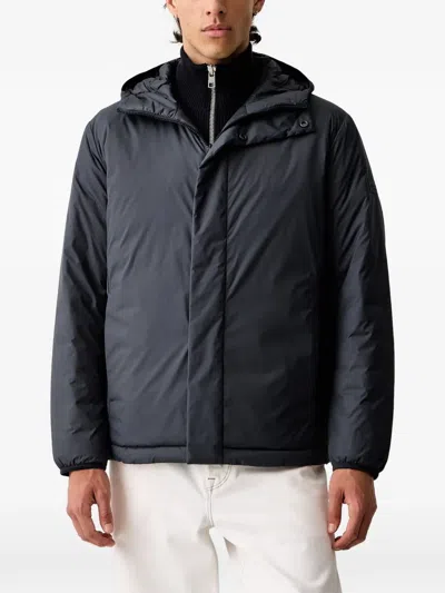 Marc O'polo Reversible Hooded Puffer Jacket In Blue