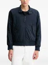 Marc O'polo Rib Trim Collar Jacket In Blue
