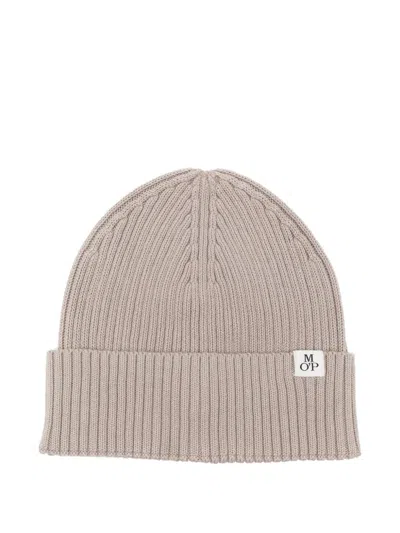Marc O'polo Ribbed Beanie Hat In Gray