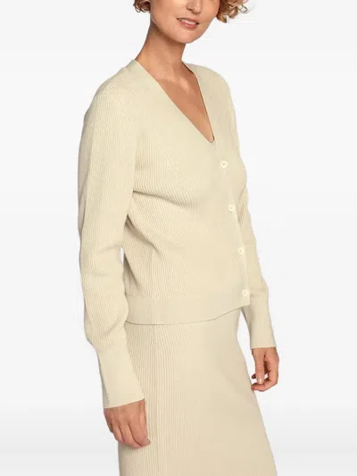Marc O'polo Ribbed Button-up Cardigan