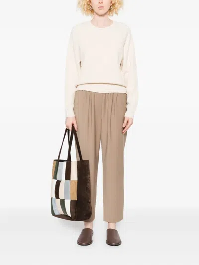 Marc O'polo Ribbed Crew-neck Sweater In Multi
