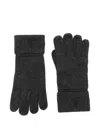 Marc O'polo Ribbed Gloves In Gray