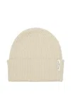 Marc O'polo Ribbed Knit Beanie In Brown