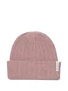 Marc O'polo Ribbed-knit Beanie In Pink