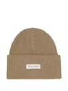 Marc O'polo Ribbed-knit Beanie In Brown