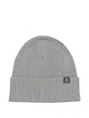 Marc O'polo Ribbed-knit Beanie In Gray