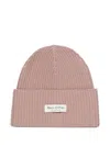 Marc O'polo Ribbed-knit Beanie In Pink