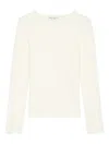 Marc O'polo Ribbed Long-sleeve Top In Neutral