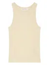 Marc O'polo Ribbed Sleeveless Tank Top In Neutral
