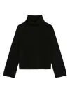 Marc O'polo Ribbed Turtleneck Sweater In Black