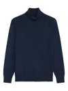 Marc O'polo Ribbed Turtleneck Sweater In Blue