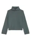 Marc O'polo Ribbed Turtleneck Sweater In Green
