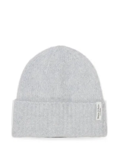 Marc O'polo Ribbed-knit Beanie Hat In Red
