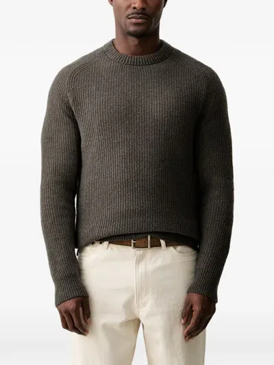 Marc O'polo Ribbed-knit Raglan-sleeve Sweater In Multi