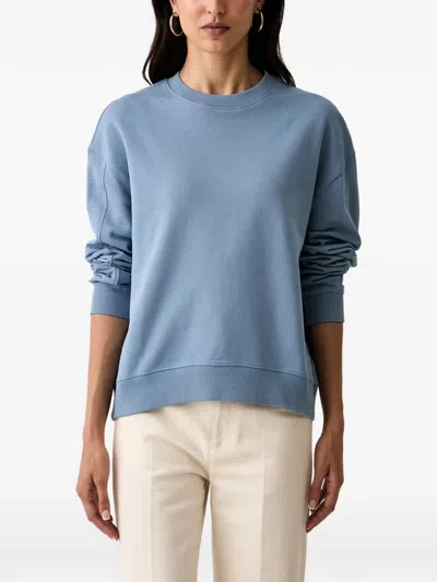 Marc O'polo Ribbed-trim Sweatshirt In Blue