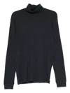 Marc O'polo Roll-neck Long-sleeve Top In Blue