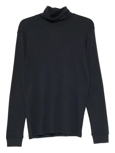 Marc O'polo Roll-neck Long-sleeve Top In Blue