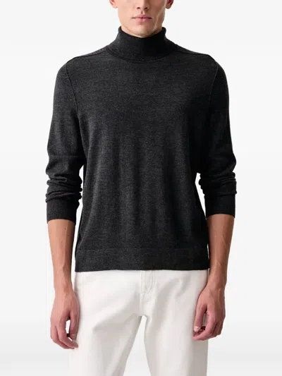 Marc O'polo Roll-neck Knitted Sweater In Gray