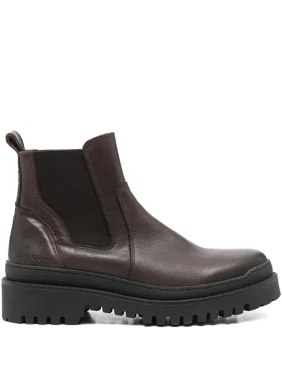 Marc O'polo Round-toe Boots In Brown