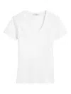 Marc O'polo Scoop-neck Short-sleeve T-shirt In White