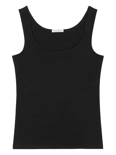 Marc O'polo Scoop-neck Tank Top In Black