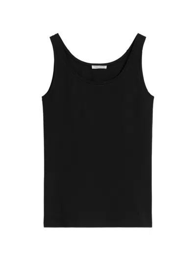 Marc O'polo Scoop-neck Sleeveless Tank Top In Black