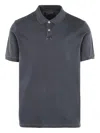Marc O'polo Short-sleeve Polo Shirt In Gray