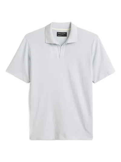 Marc O'polo Short-sleeve Polo Shirt In Gray